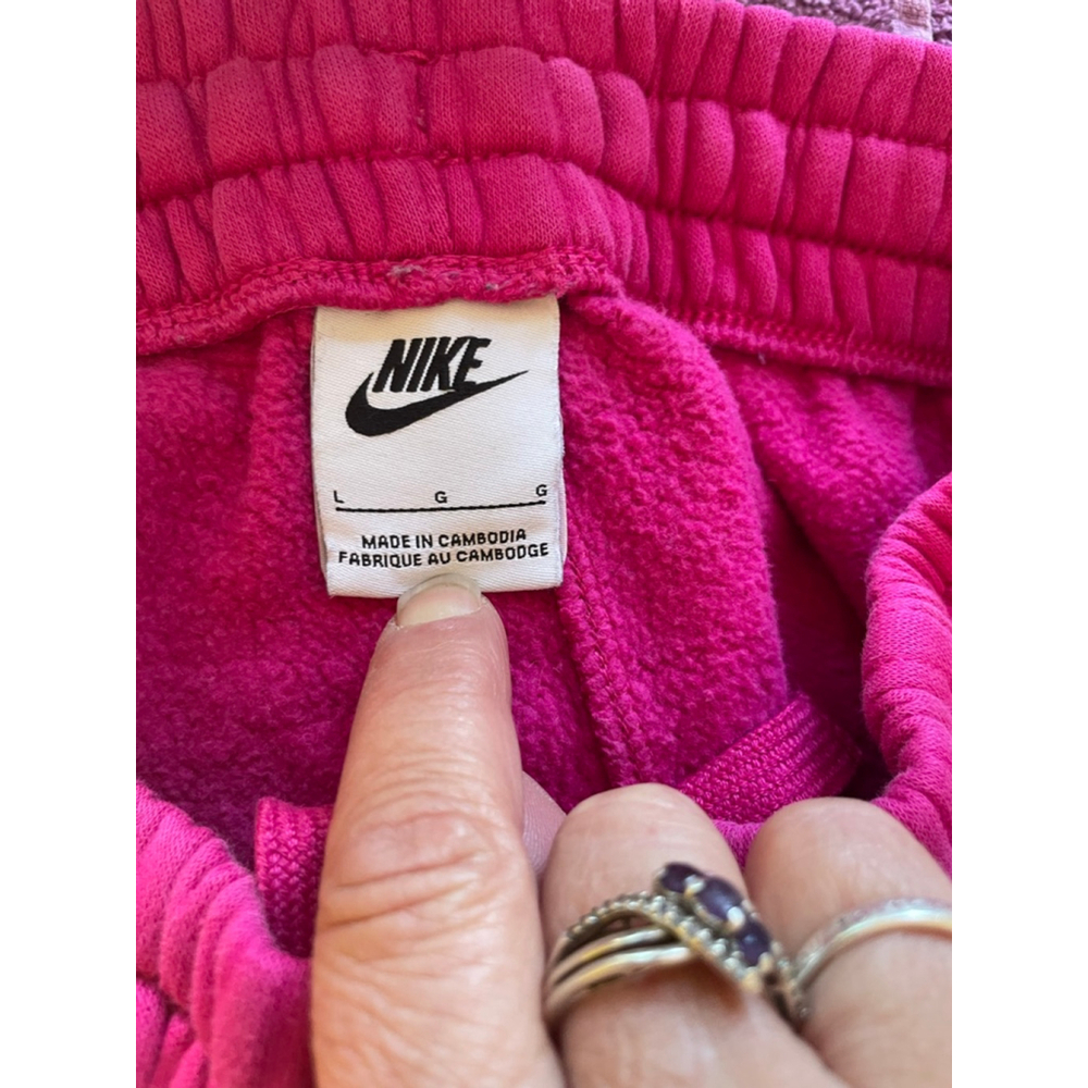 Girl’s Nike Pink Fleece Track Pants & Joggers Size L - Picture 4 of 4